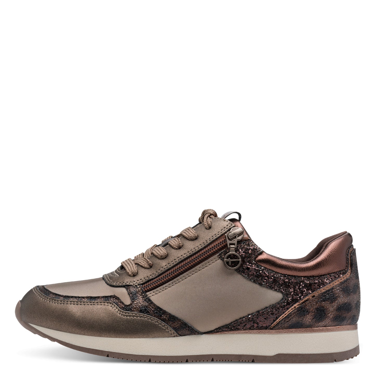 Tamaris 1-23603-42 391 Taupe Glam Trainers