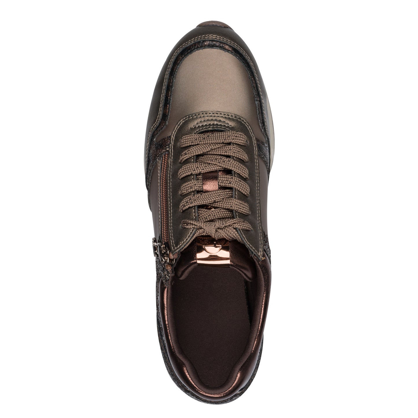 Tamaris 1-23603-42 391 Taupe Glam Trainers
