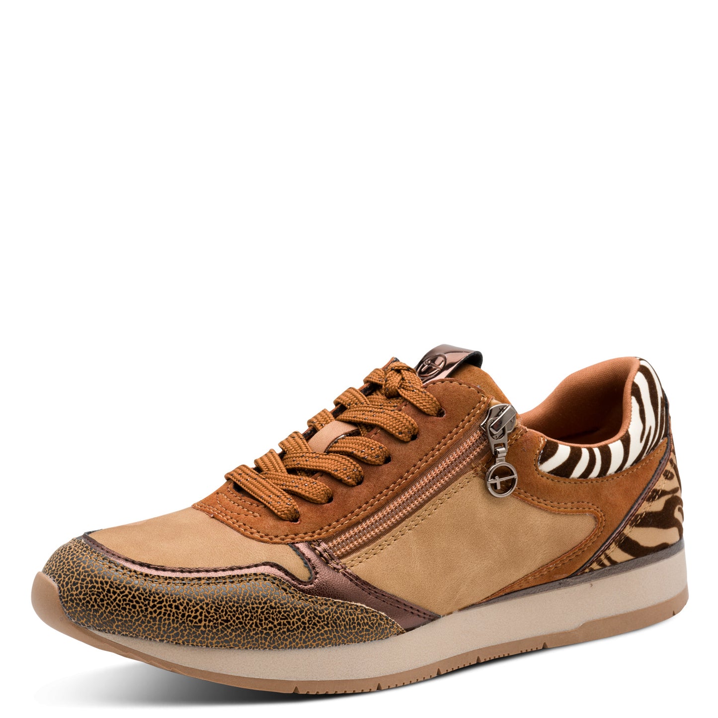 Tamaris 1-23603-42 3A2 Cognac Comb Trainers
