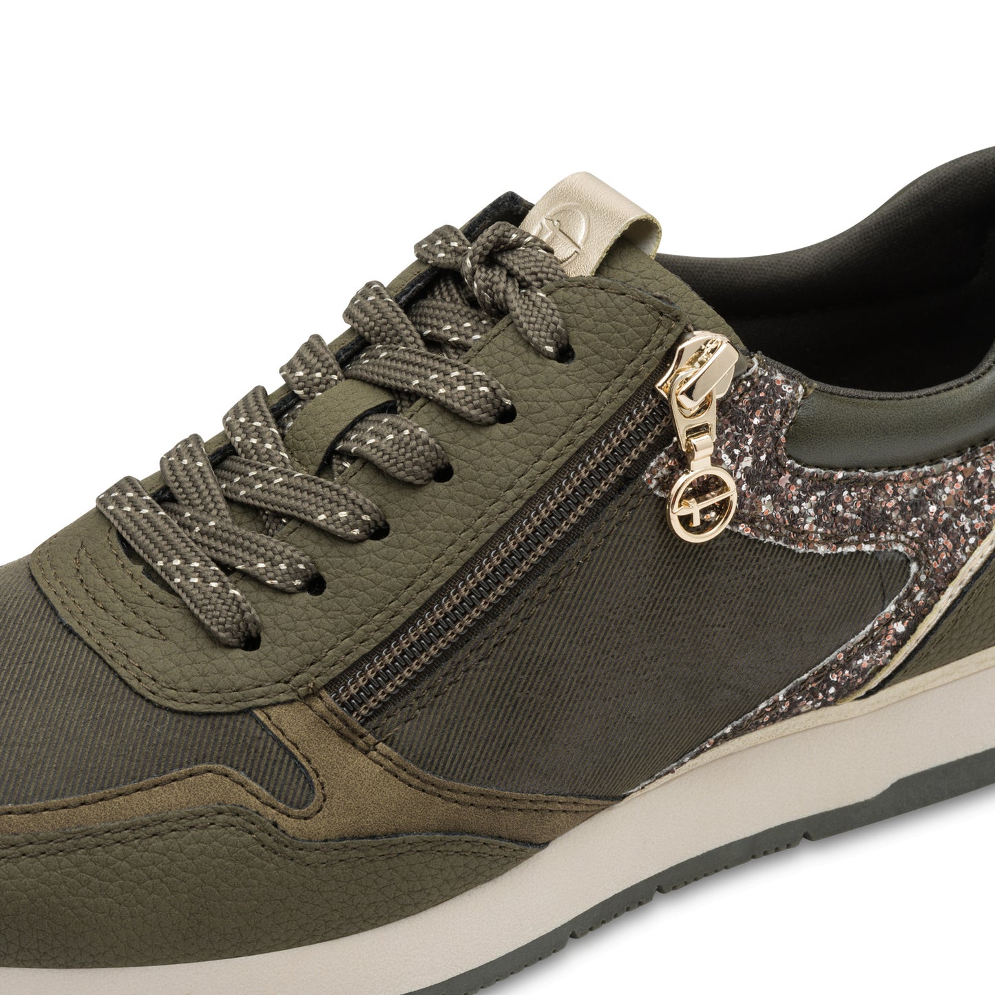 Tamaris 1-23603-42 7B1 Olive Comb Trainers