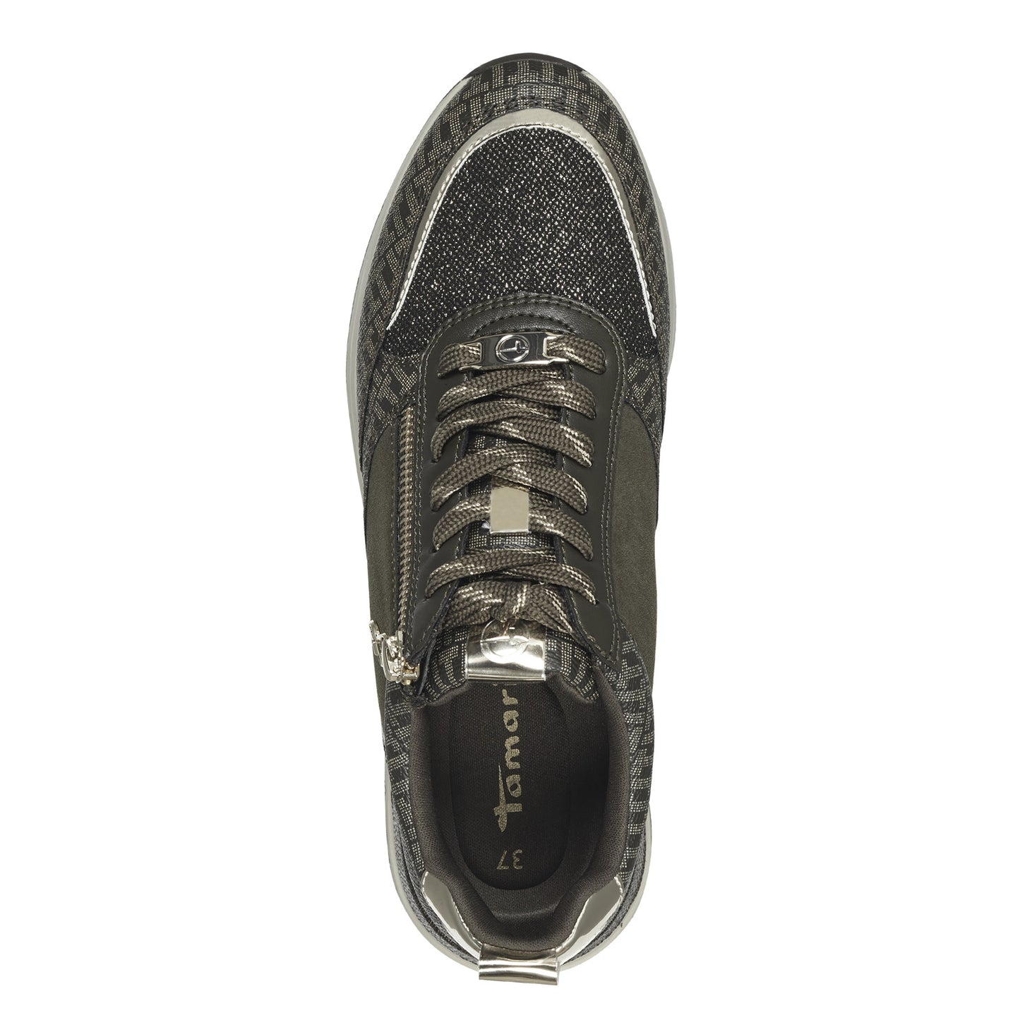 Tamaris 1-23732-41 761 Olive Comb Trainers