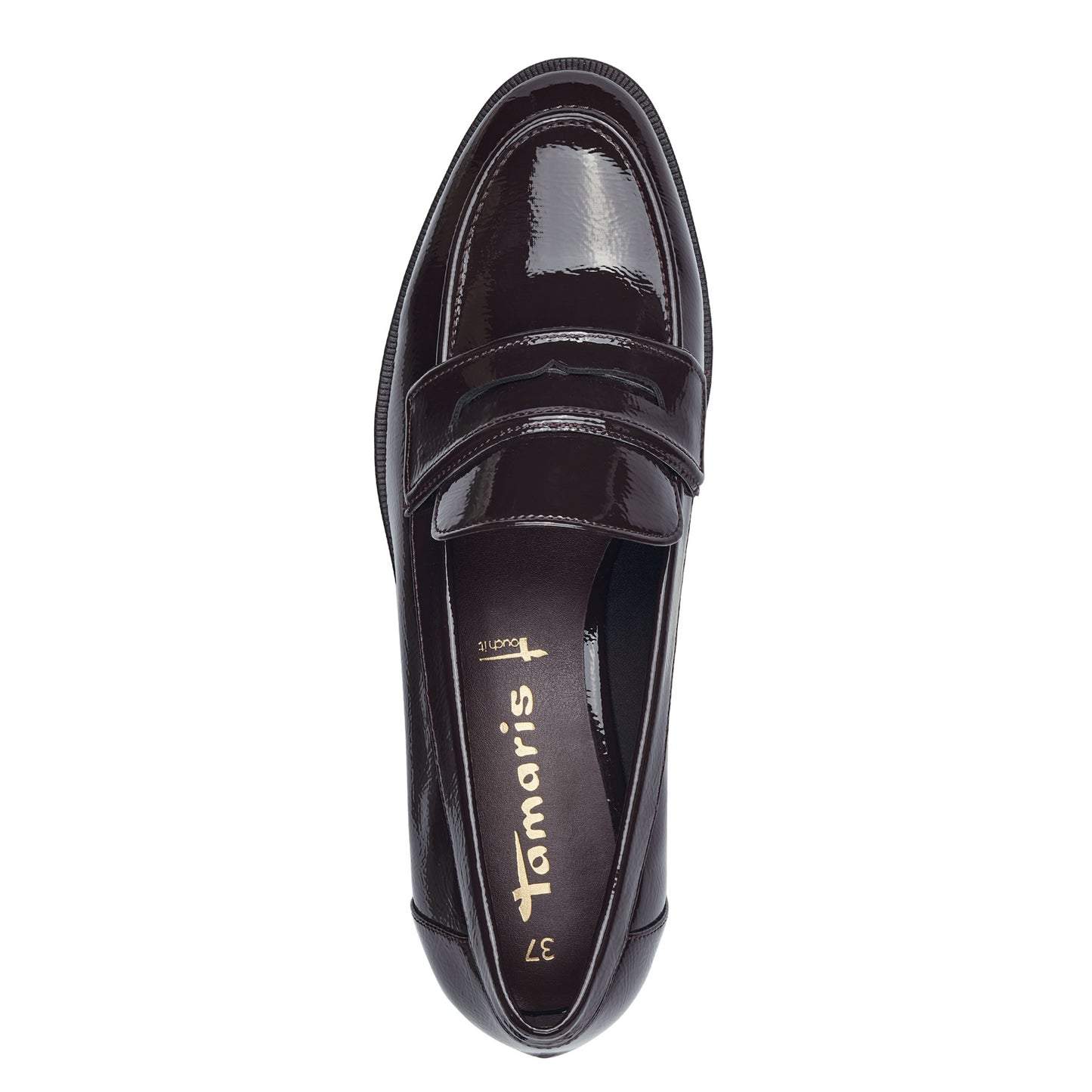 Tamaris 1-24304-41 359 Brown Patent Casual Shoes