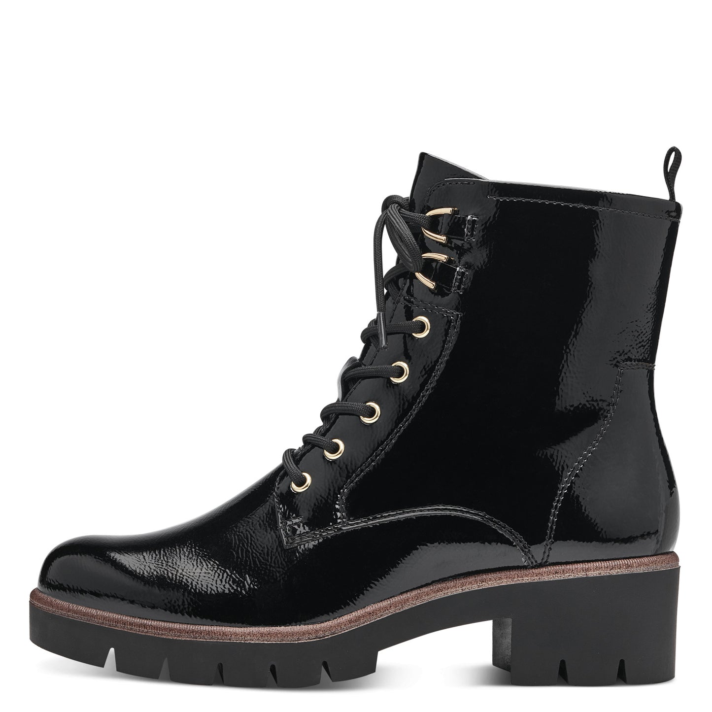 Tamaris 1-25297-41 018 Black Patent Boots