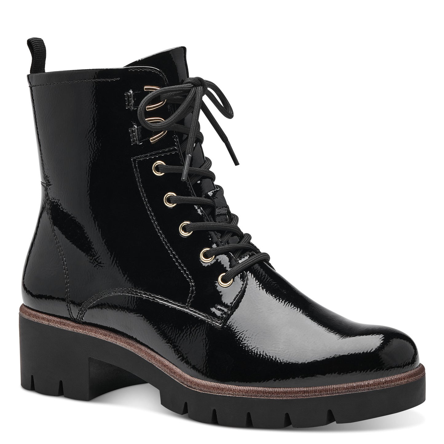 Tamaris 1-25297-41 018 Black Patent Boots