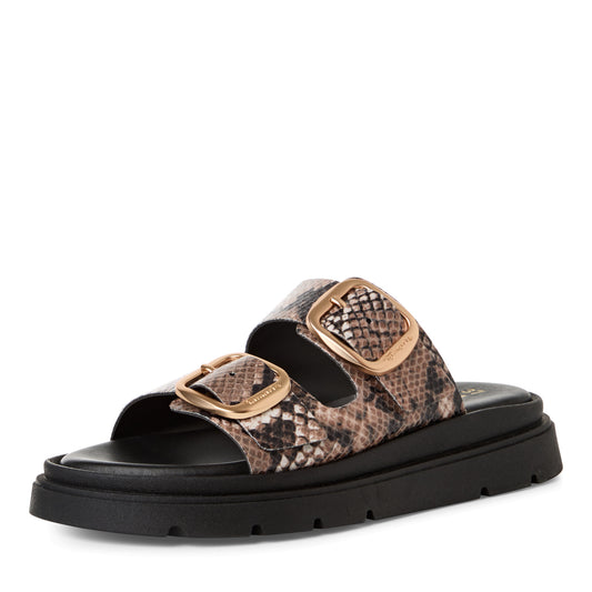 Tamaris 1-27259-44 483 Beige Snake Trainers