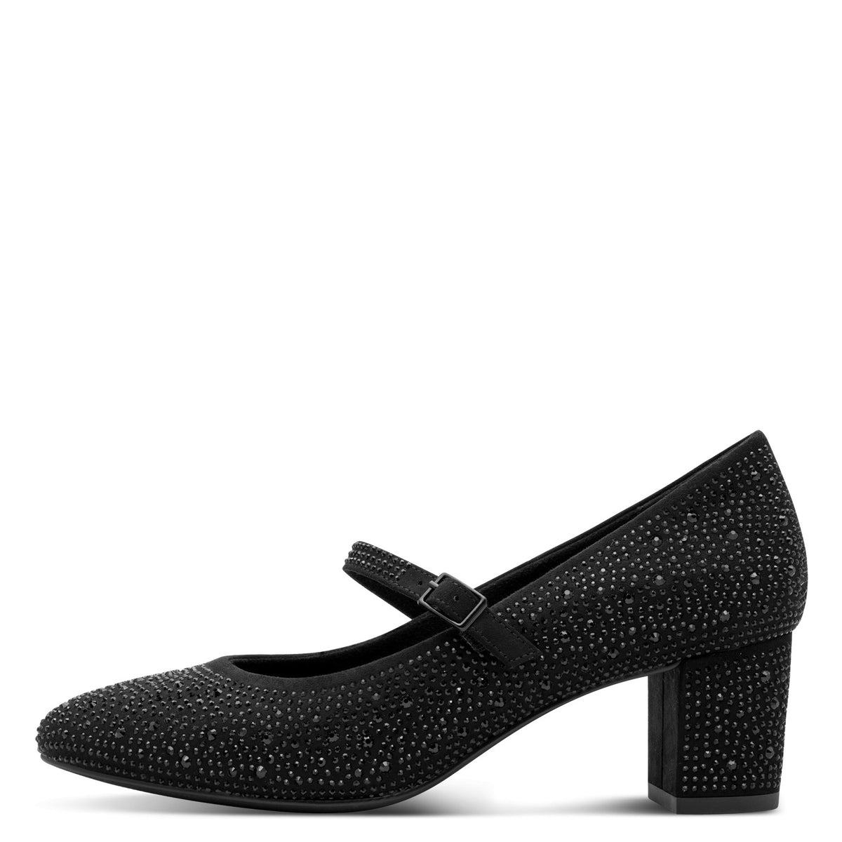 Marco Tozzi 2-22441-47 065 Black Glitter Court Shoe
