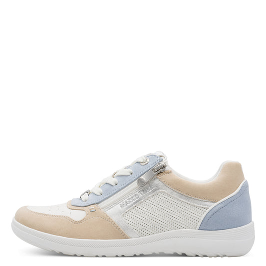 Marco Tozzi 2-23751-46 117 White/Light Blue Trainers