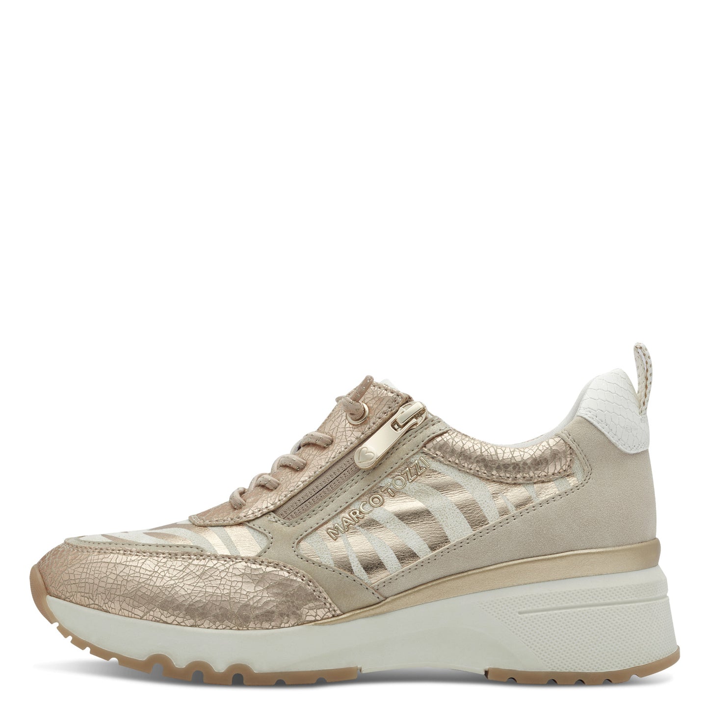 Marco Tozzi 2-23757-44 943 Gold Comb Trainers