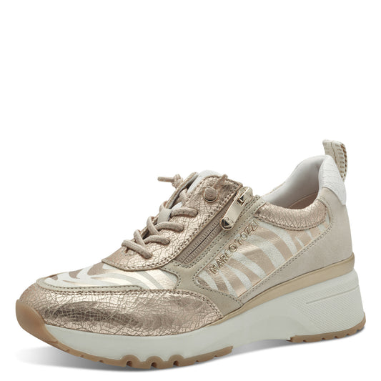 Marco Tozzi 2-23757-44 943 Gold Comb Trainers