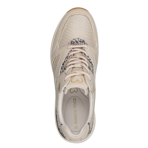 Marco Tozzi 2-23765-46 402 Cream Comb Trainers