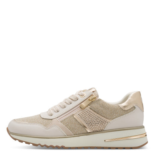Marco Tozzi 2-23790-46 402 Cream Comb Trainers