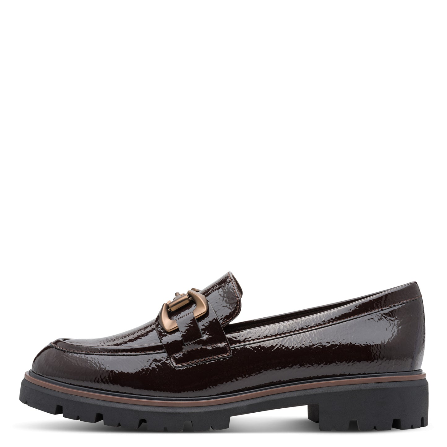 Marco Tozzi 2-24700-43 38A Mocca Patent Slip-On
