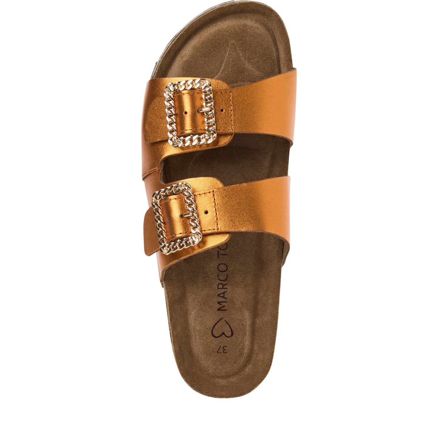Marco Tozzi 2-27405-44 688 Mango Metallic Sandals