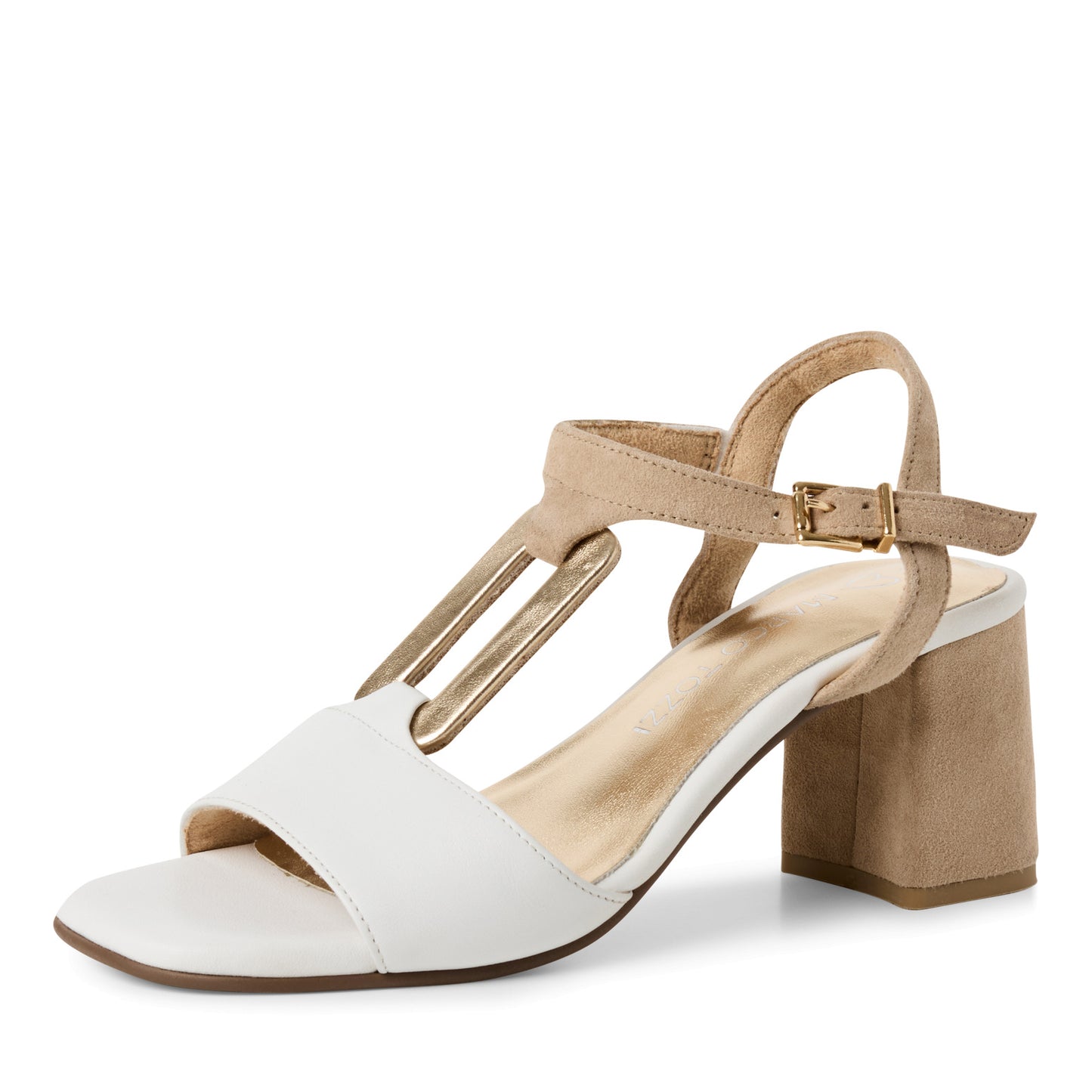 Marco Tozzi 2-28332-44 197 White Comb Sandals