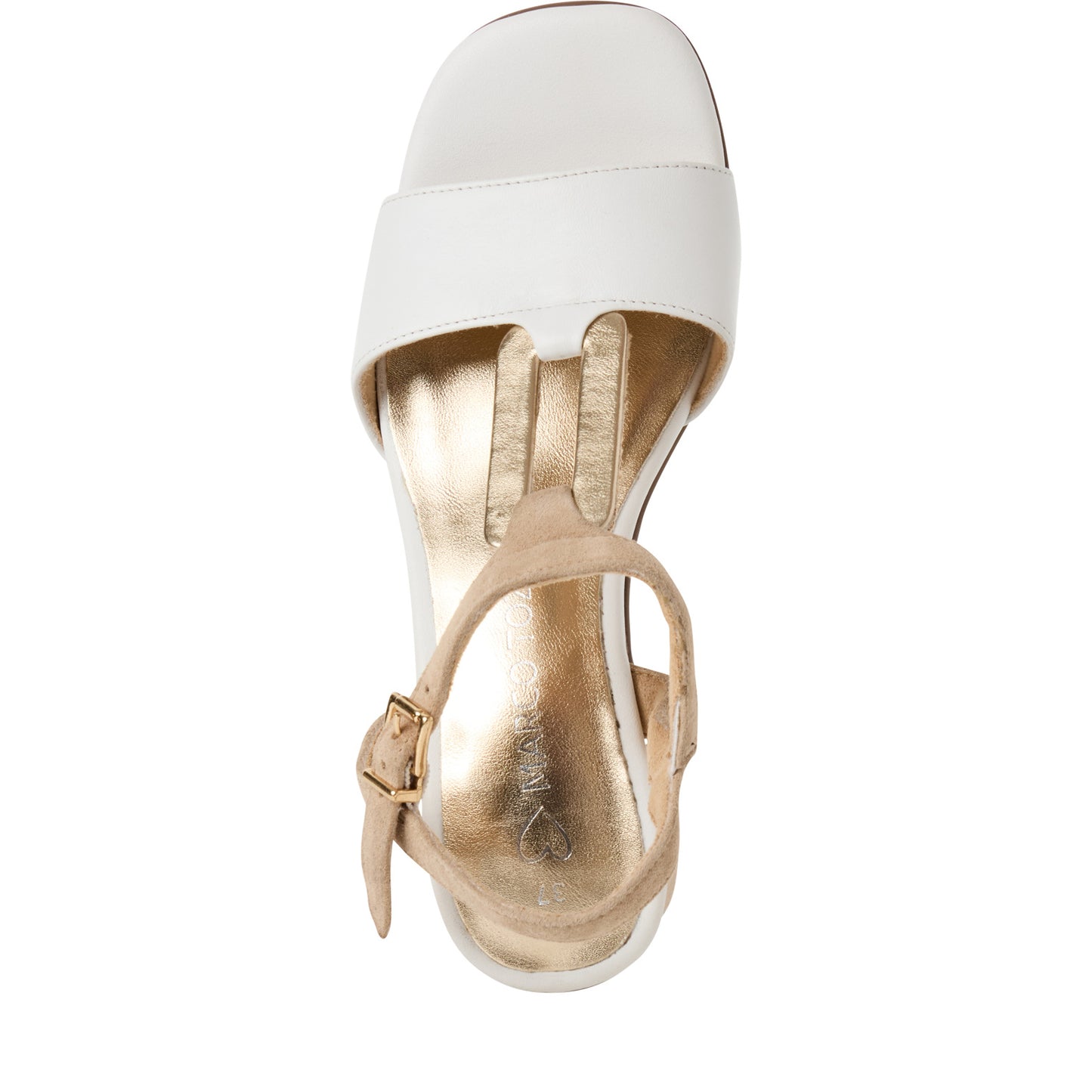 Marco Tozzi 2-28332-44 197 White Comb Sandals