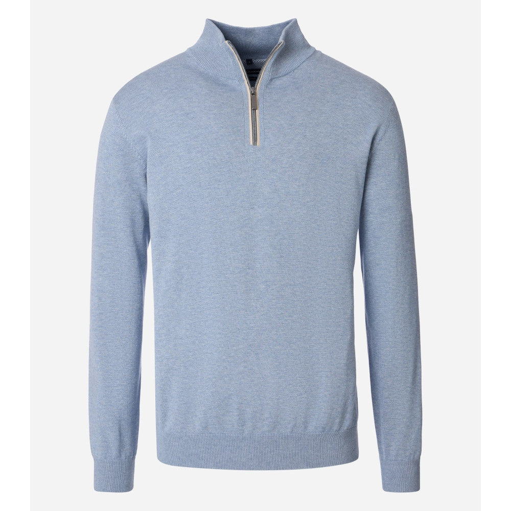 Casa Moda 004410 117 Rain Washed Half Zip Sweater