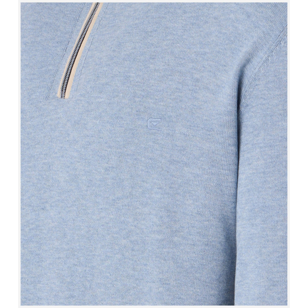 Casa Moda 004410 117 Rain Washed Half Zip Sweater