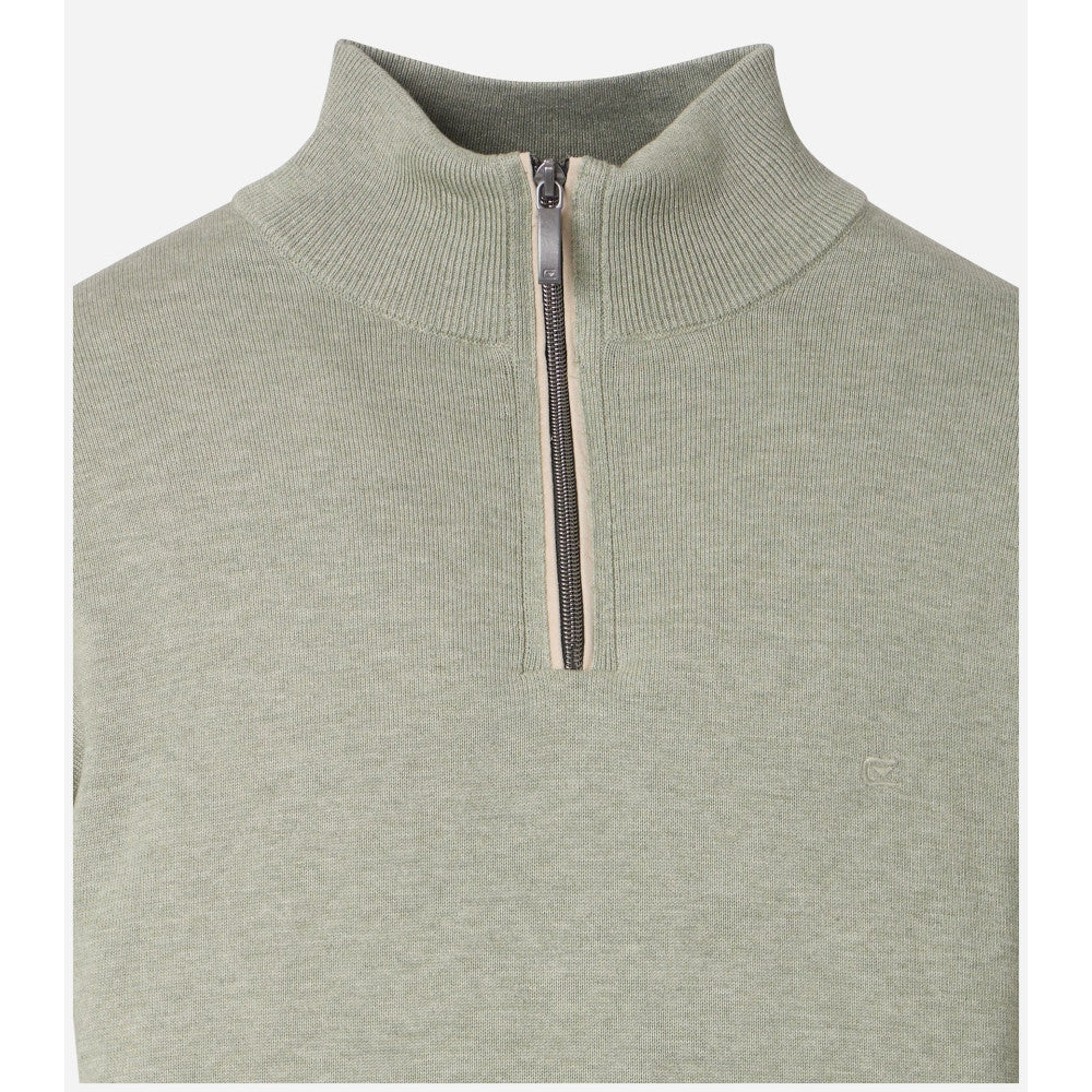 Casa Moda 004410 381 Seagrass Half Zip Sweater