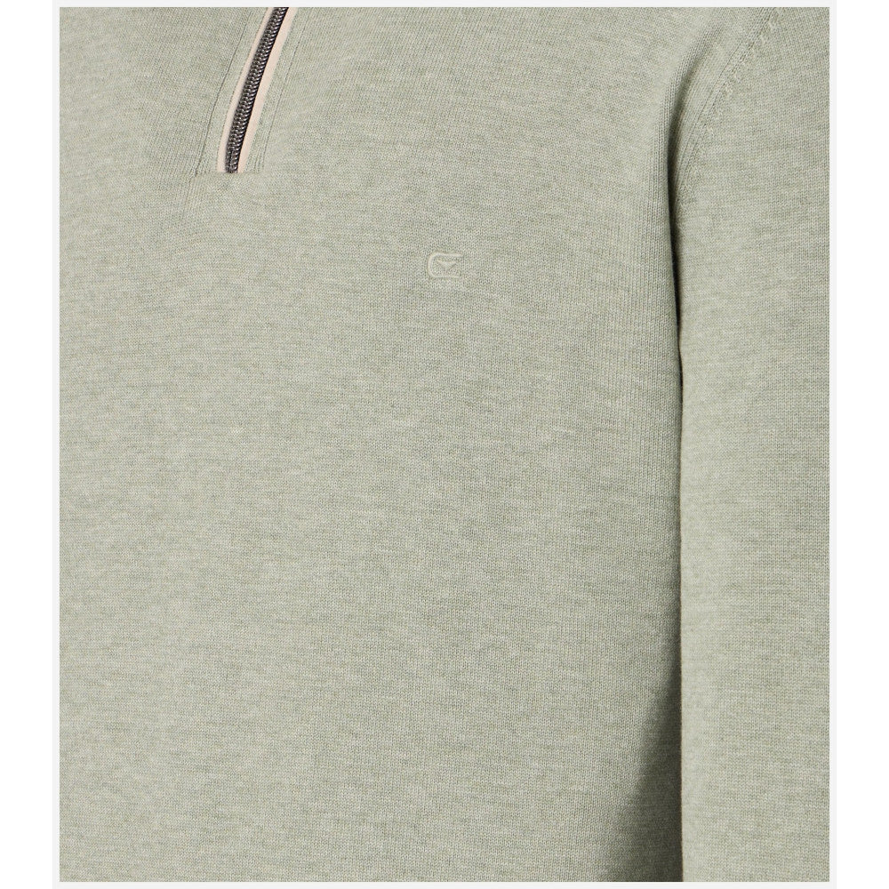 Casa Moda 004410 381 Seagrass Half Zip Sweater