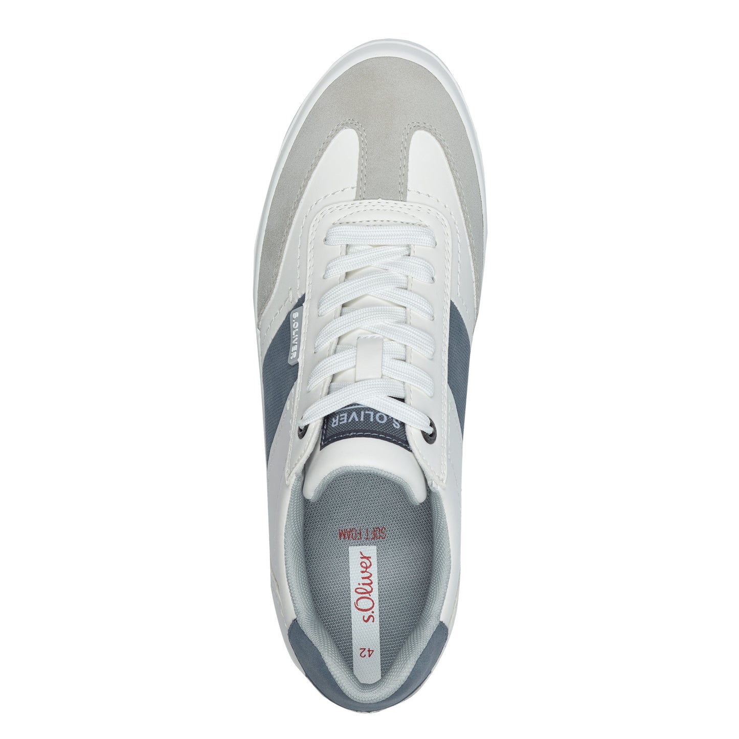 S Oliver 5-13609-44 183 White/Blue Trainers