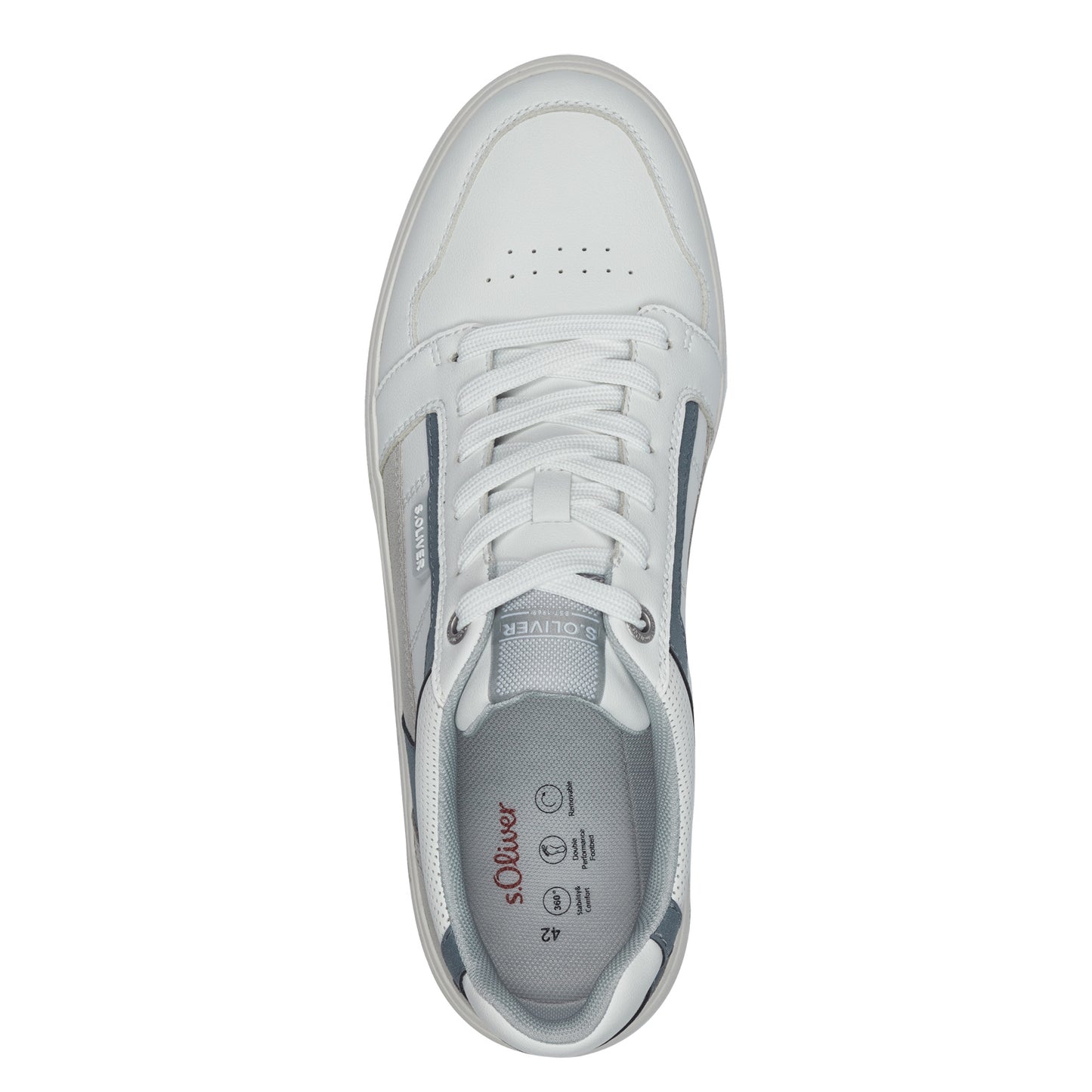 S Oliver 5-13657-44 110 White Comb Trainers