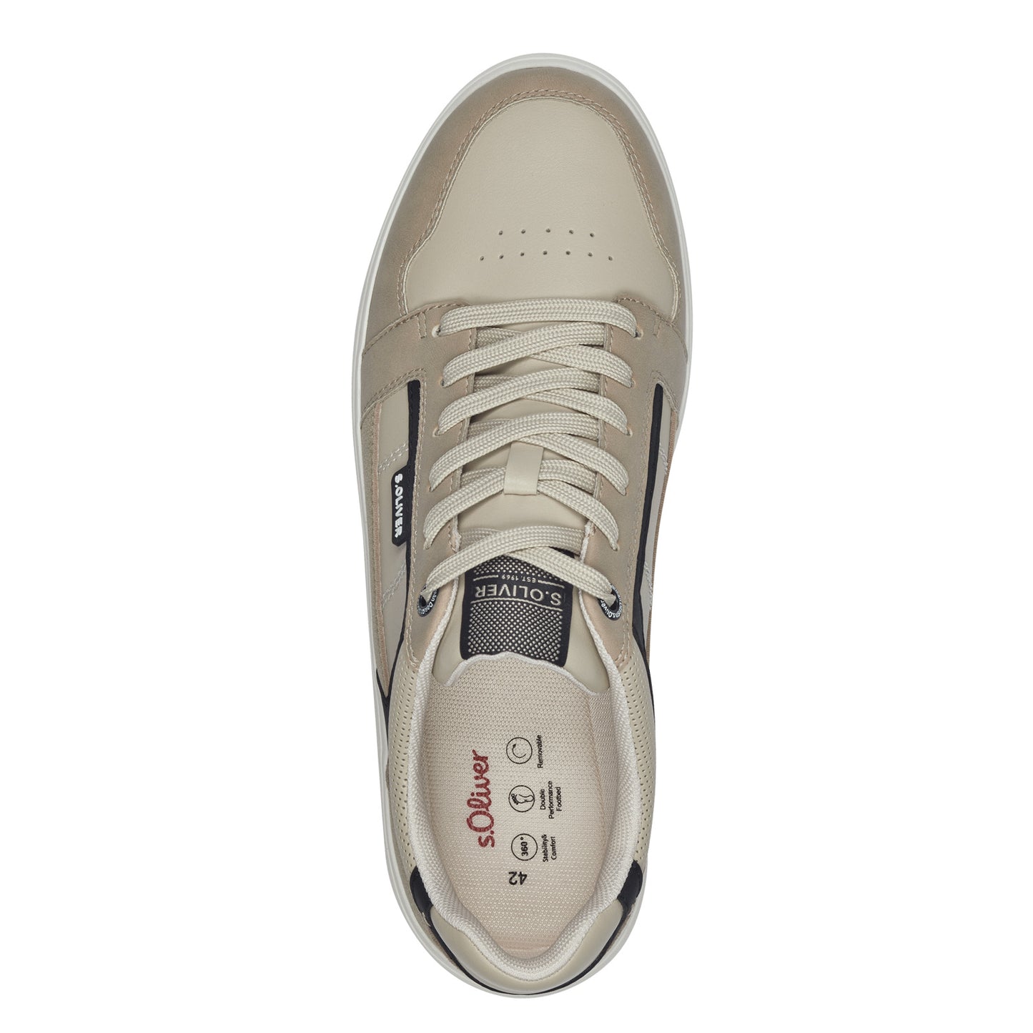 S Oliver 5-13657-44 410 Beige Comb Trainers