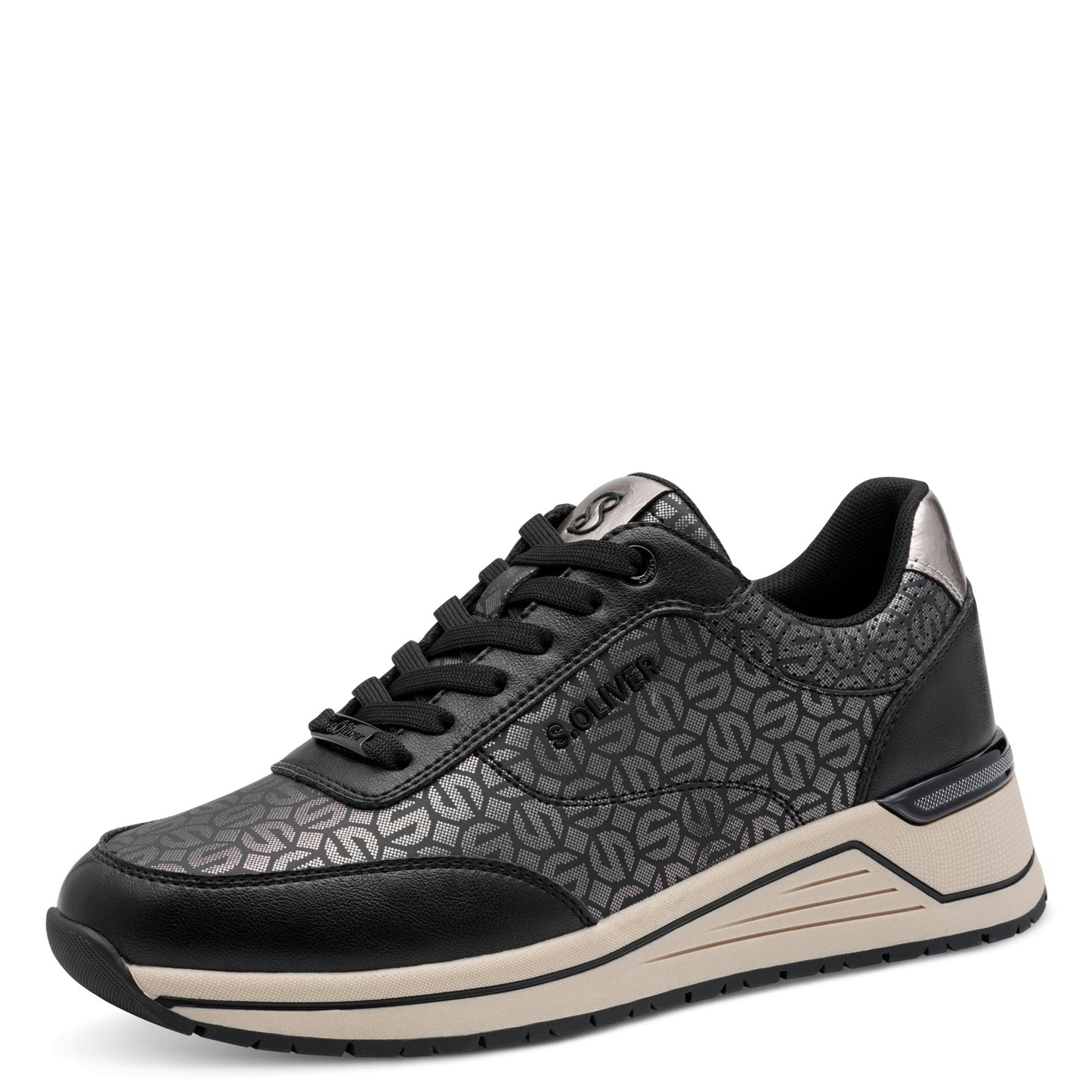 S Oliver 5-23613-45 092 Black/Pewter Trainers