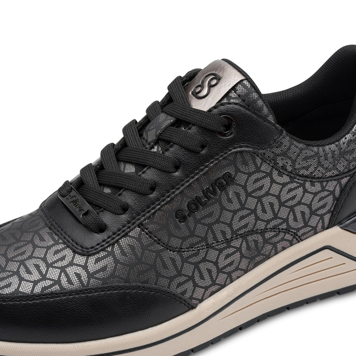 S Oliver 5-23613-45 092 Black/Pewter Trainers