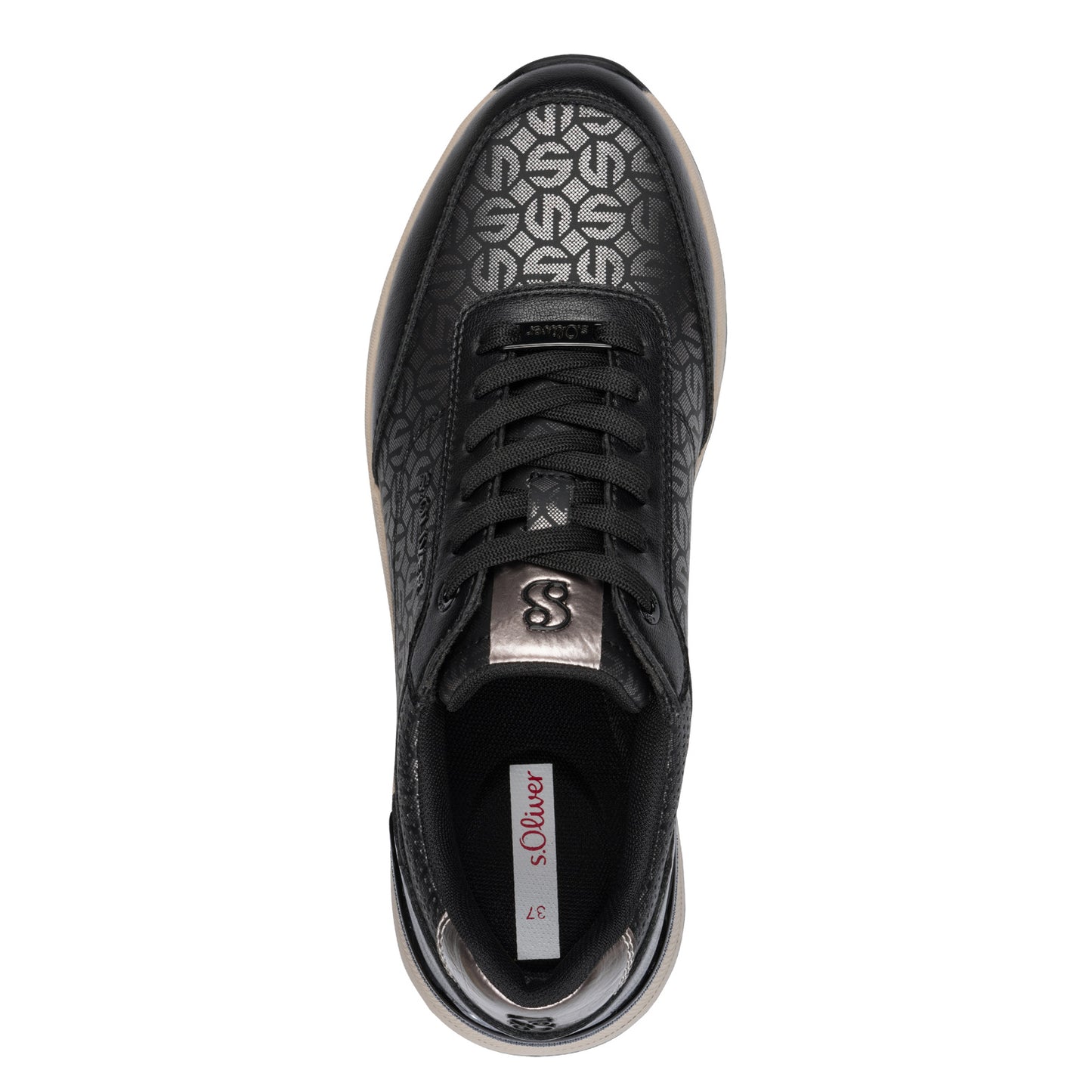 S Oliver 5-23613-45 092 Black/Pewter Trainers