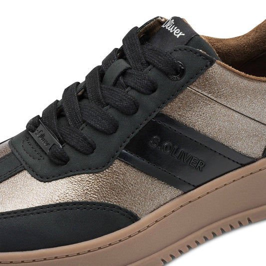 S Oliver 5-23623-43 01A Black Comb Trainers