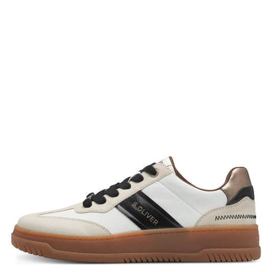 S Oliver 5-23623-43 410 Beige Comb Trainers