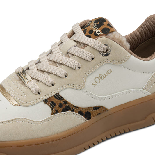 S Oliver 5-23632-45 945 Beige Leo Trainers