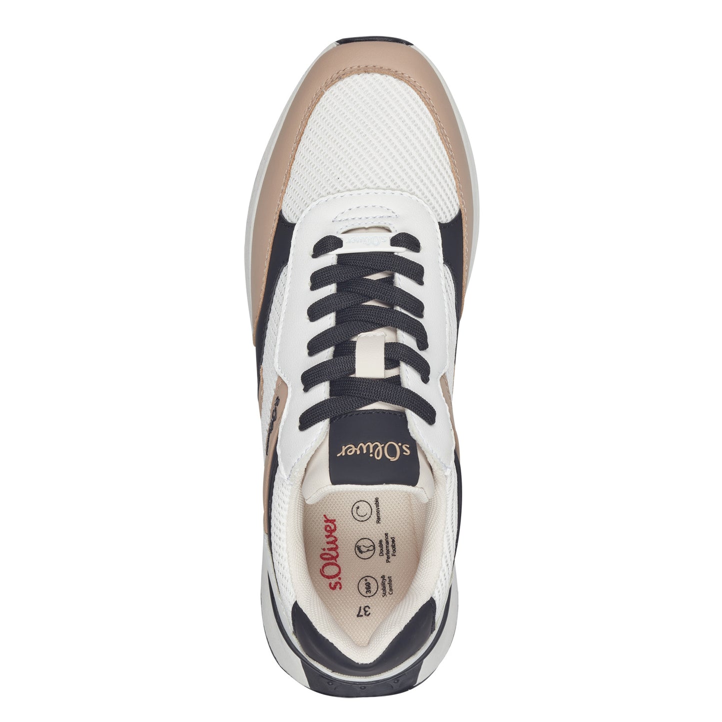 S Oliver 5-23660-43 098 Black Comb Trainers