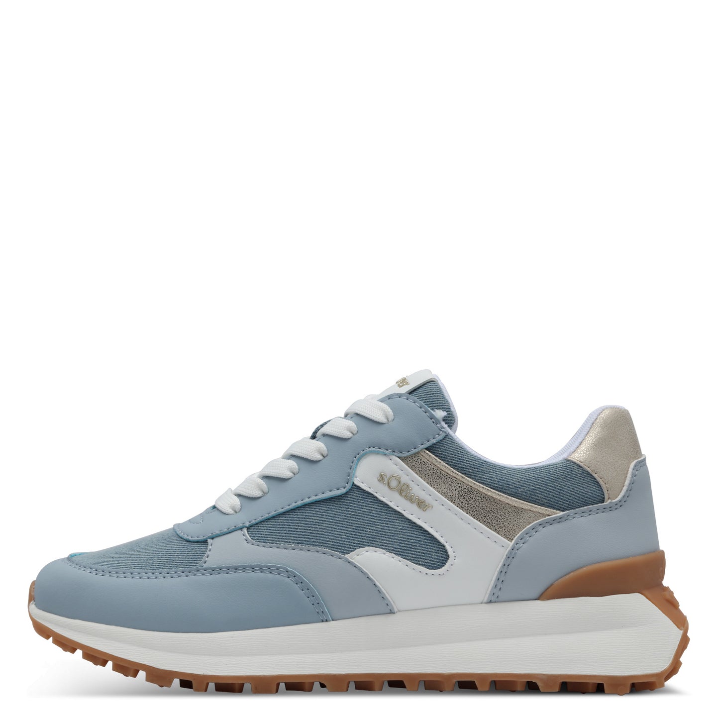 S Oliver 5-23660-43 803 Denim Comb Trainers