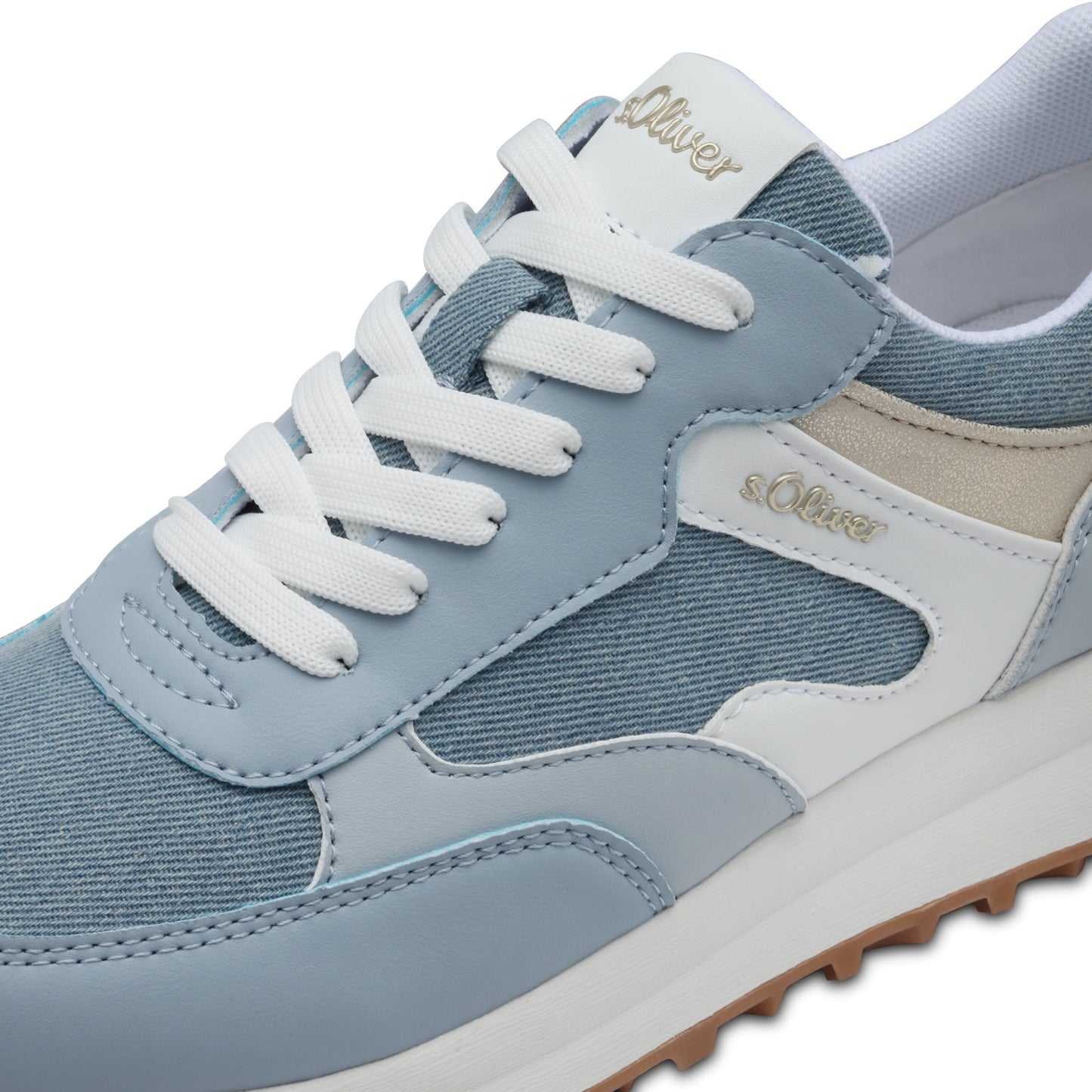 S Oliver 5-23660-43 803 Denim Comb Trainers