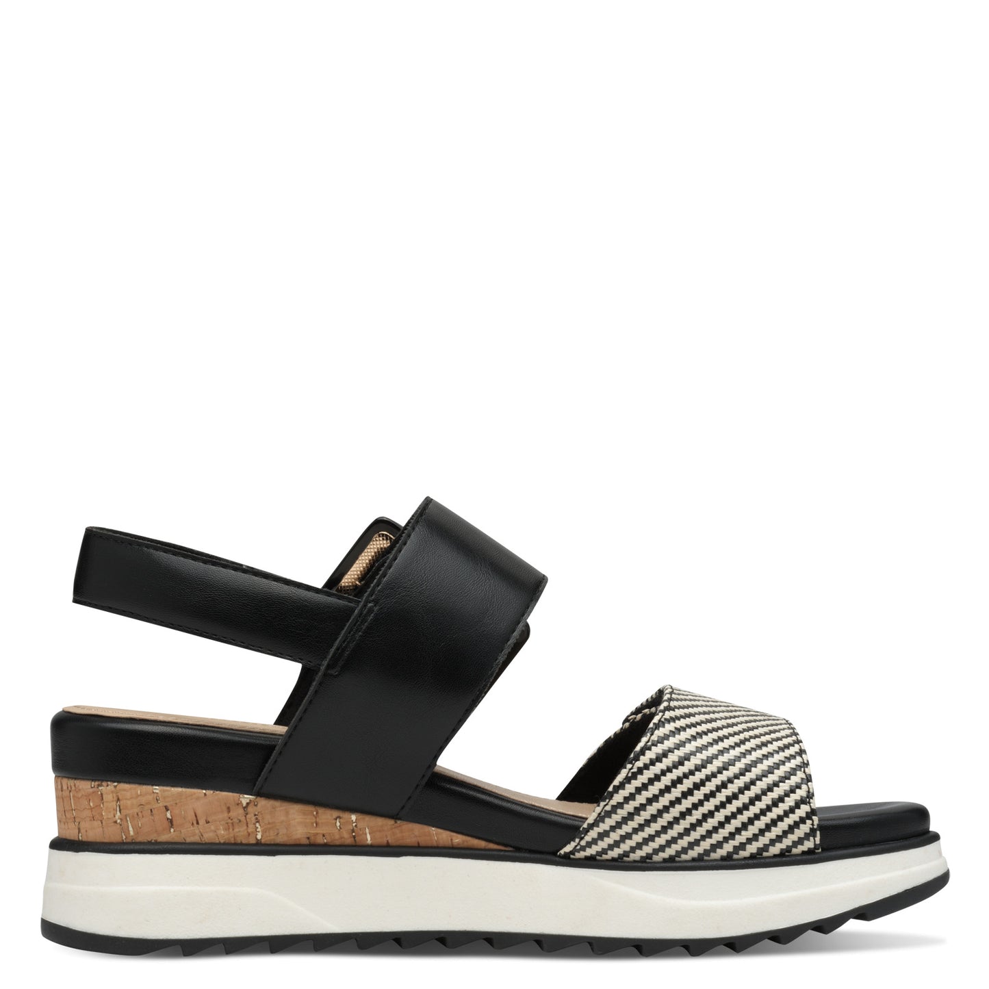 S Oliver 5-28705-44 098 Black Comb Sandals
