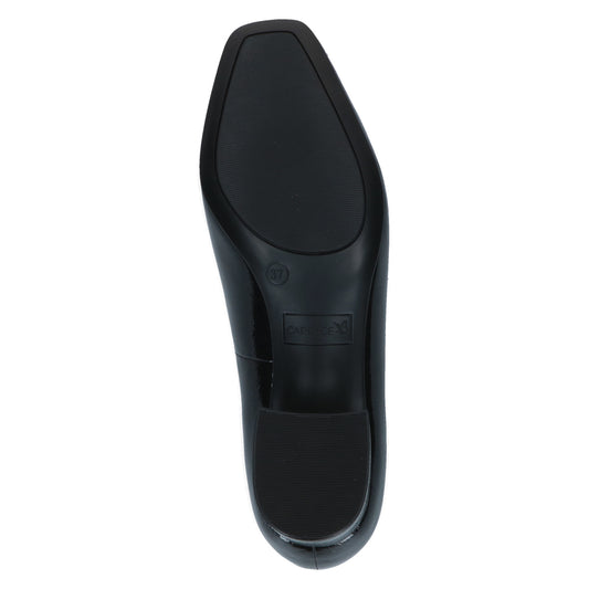 Caprice 9-22315-42 017 Black Naplak Court Shoe
