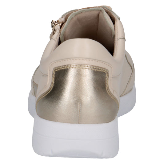 Caprice 9-23721-44 492 Cream/Gold Trainers