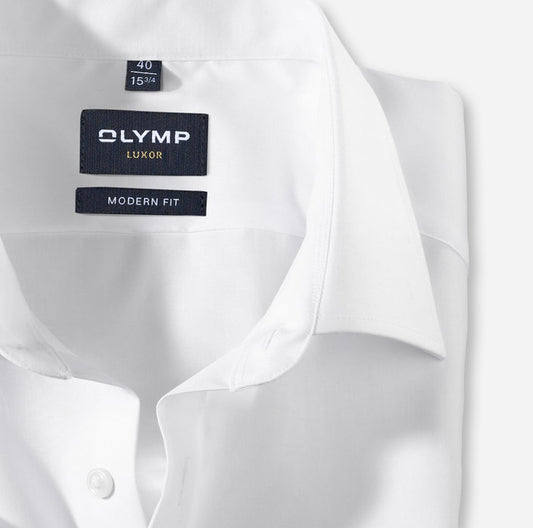 Olymp 300 12 Modern Fit Short Sleeve Shirt White