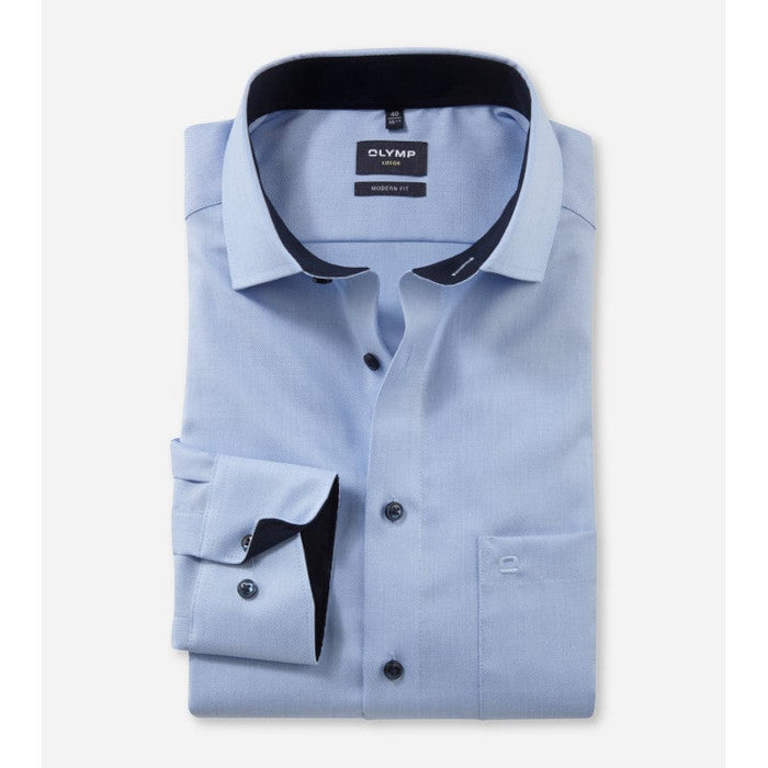 Olymp 0400 64 10 Light Blue Modern Fit