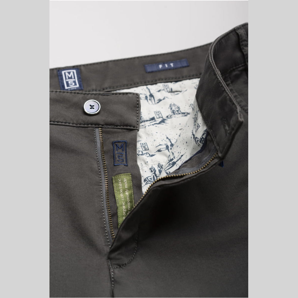 M5 By Meyer 6001 08 Charcoal Casual Cotton Chinos