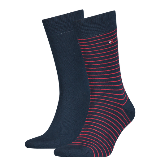 Tommy Hilfiger 100001496 085 Red 2 Pack Socks
