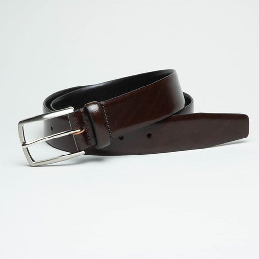 Wallace 1002 35mm Dark Brown Leather Belt