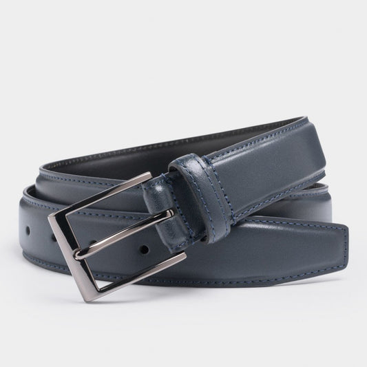 Wallace 1011 Navy Leather Belt