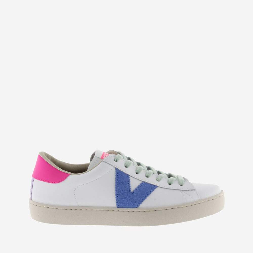Victoria 1126171 02 Berlin Leather & Neon Trainers
