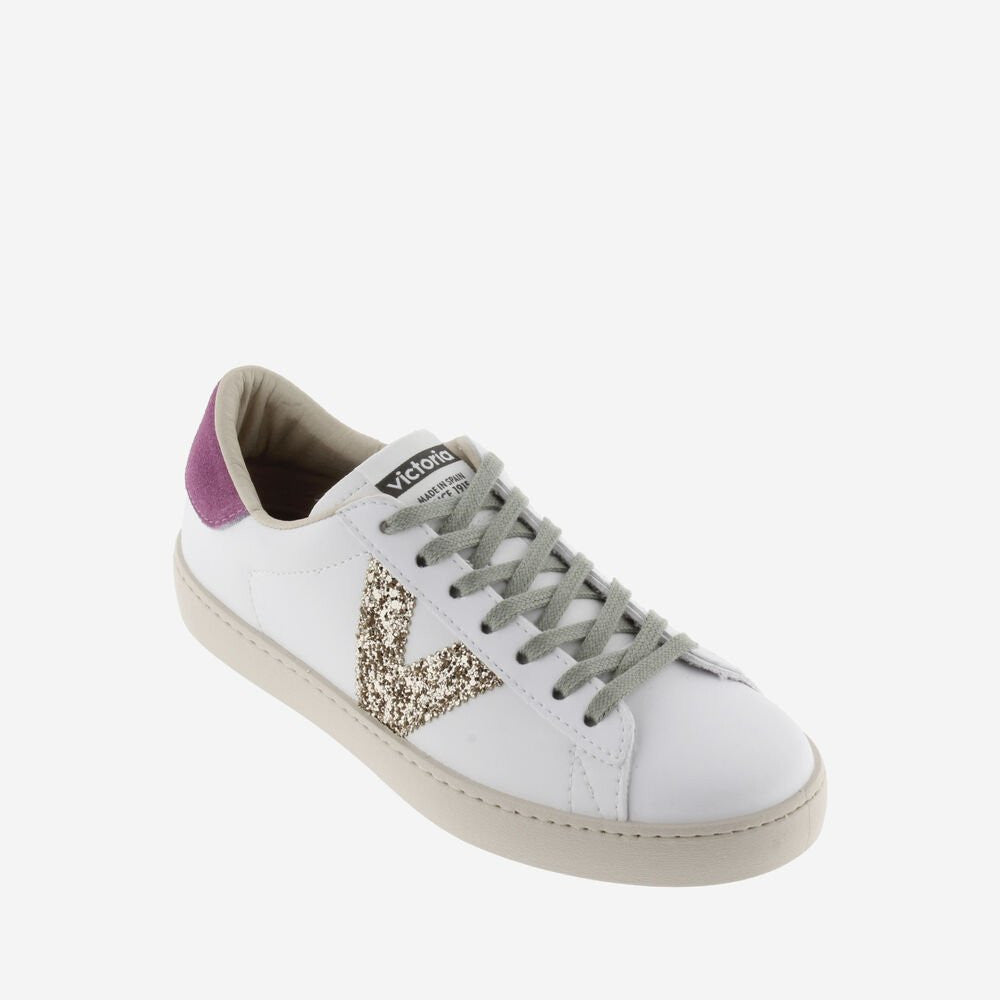 Victoria 1126194 43 Berlin Glitter Fuchsia Trainers