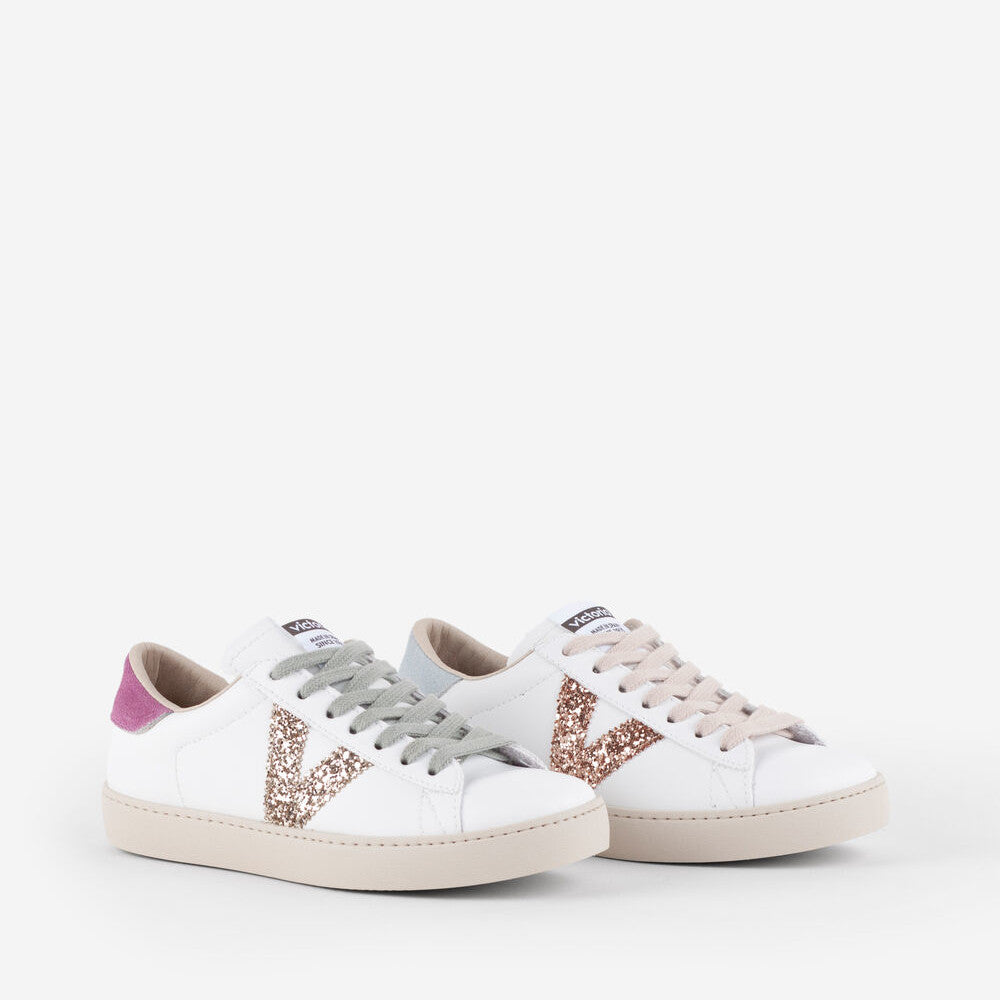 Victoria 1126194 43 Berlin Glitter Fuchsia Trainers