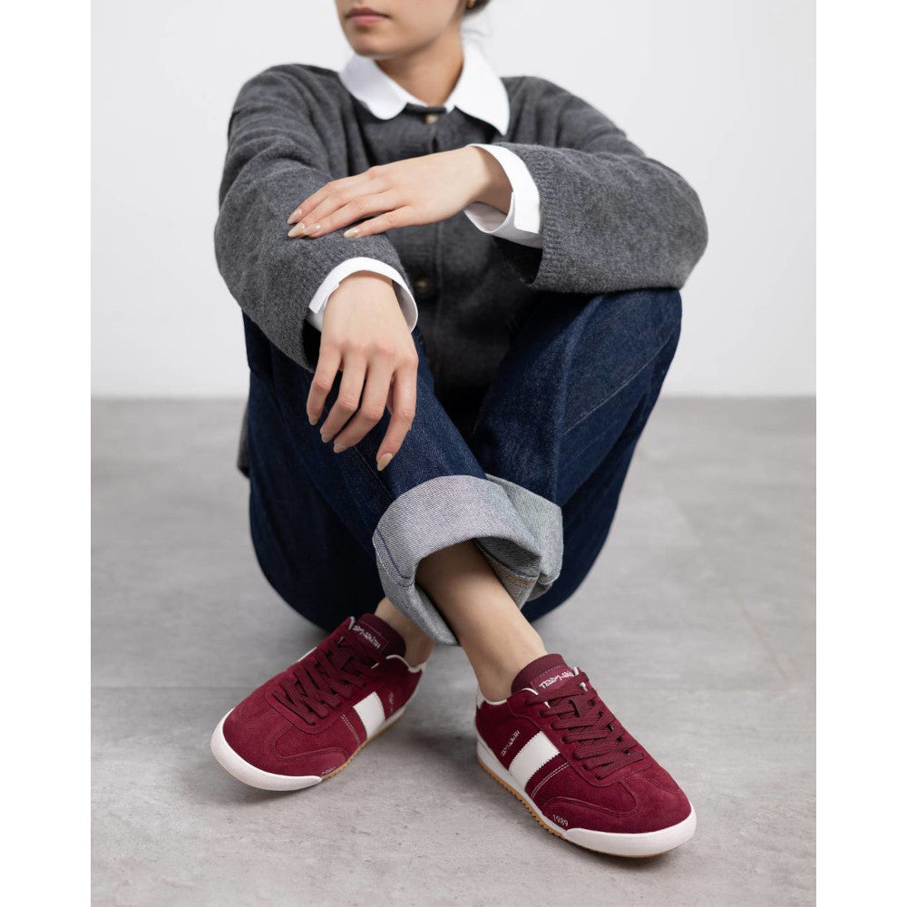 Teddy Smith 120319 Burgundy Trainers