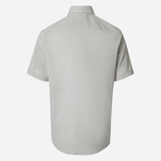 Casa Moda 126130161 100 Blue Short Sleeve Casual Shirt