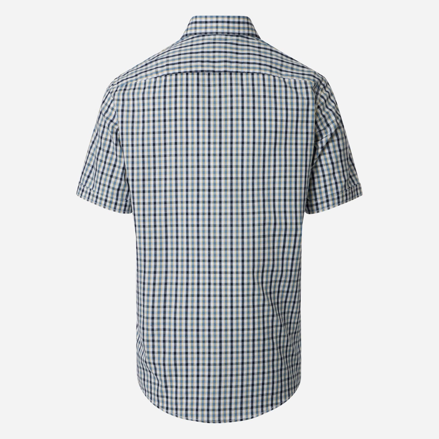 Casa Moda 126130171 100 Blue Short Sleeve Casual Shirt